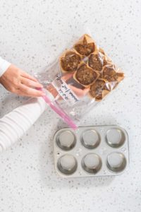 Banana oatmeal muffins - Arina Photography