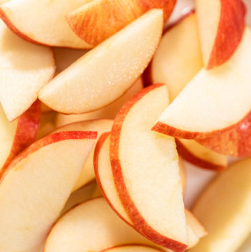 Sliced red apples - Arina Photography