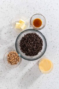 Chocolate fudge with peanut butter swirl - Arina Photography