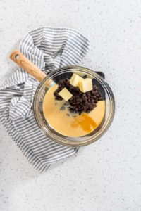 Chocolate fudge with peanut butter swirl - Arina Photography