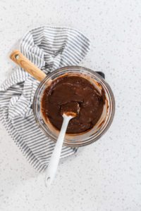 Chocolate fudge with peanut butter swirl - Arina Photography