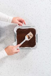 Chocolate fudge with peanut butter swirl - Arina Photography