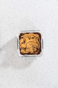 Chocolate fudge with peanut butter swirl - Arina Photography