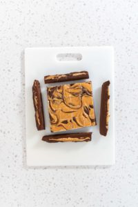 Chocolate fudge with peanut butter swirl - Arina Photography