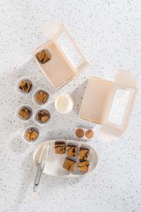 Chocolate fudge with peanut butter swirl - Arina Photography