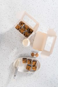 Chocolate fudge with peanut butter swirl - Arina Photography