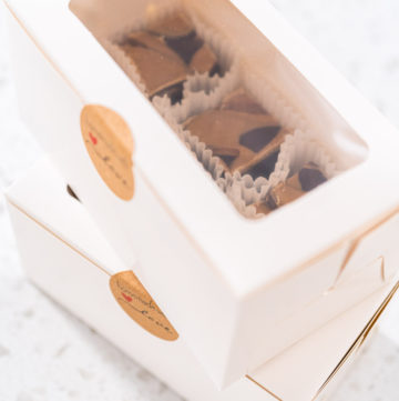 Chocolate fudge with peanut butter swirl - Arina Photography