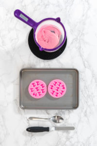 Panda shaped shortbread cookies with chocolate icing - Arina Photography