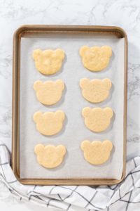 Panda shaped shortbread cookies with chocolate icing - Arina Photography