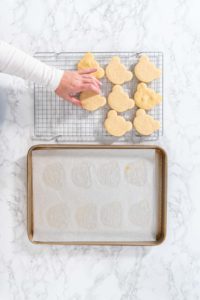 Panda shaped shortbread cookies with chocolate icing - Arina Photography