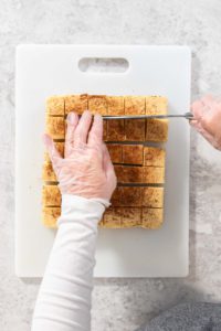 Christmas Eggnog fudge - Arina Photography