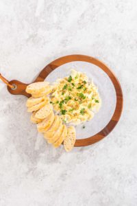 Butter board with vegetables and bread - Arina Photography