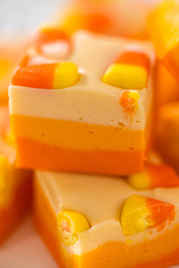 Candy corn fudge - Arina Photography