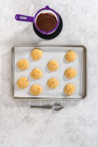 Banana cookies with chocolate drizzle - Arina Photography