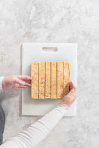 Homemade candy cane fudge - Arina Photography