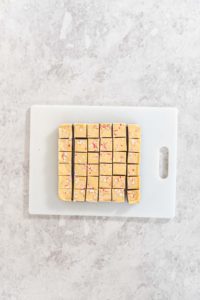 Homemade candy cane fudge - Arina Photography