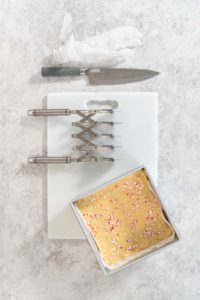 Homemade candy cane fudge - Arina Photography