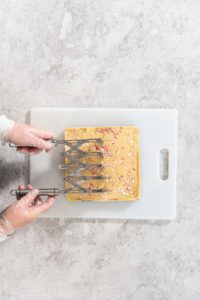 Homemade candy cane fudge - Arina Photography