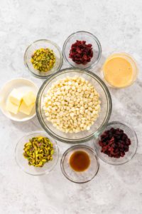 Cranberry pistachio fudge - Arina Photography
