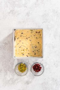 Cranberry pistachio fudge - Arina Photography