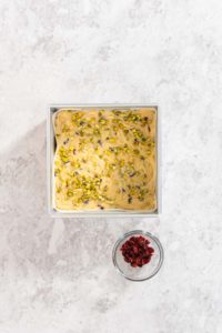 Cranberry pistachio fudge - Arina Photography