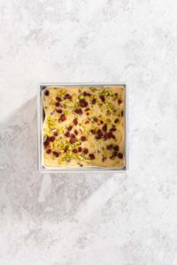 Cranberry pistachio fudge - Arina Photography