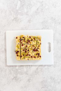 Cranberry pistachio fudge - Arina Photography