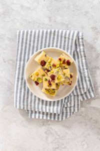 Cranberry pistachio fudge - Arina Photography