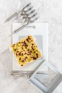 Cranberry pistachio fudge - Arina Photography