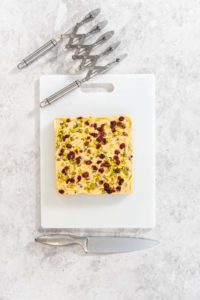 Cranberry pistachio fudge - Arina Photography