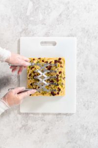 Cranberry pistachio fudge - Arina Photography