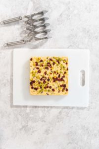 Cranberry pistachio fudge - Arina Photography