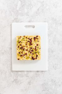 Cranberry pistachio fudge - Arina Photography