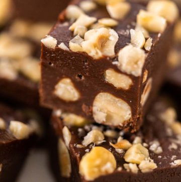 Chocolate hazelnut fudge - Arina Photography
