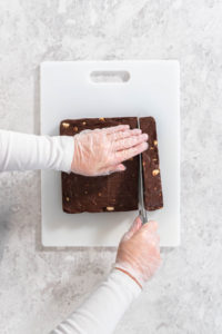 Chocolate macadamia fudge - Arina Photography