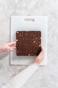 Chocolate macadamia fudge - Arina Photography