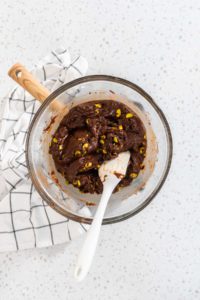 Chocolate pistachio fudge - Arina Photography
