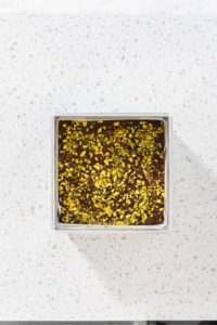 Chocolate pistachio fudge - Arina Photography