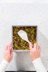 Chocolate pistachio fudge - Arina Photography