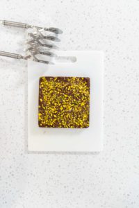 Chocolate pistachio fudge - Arina Photography
