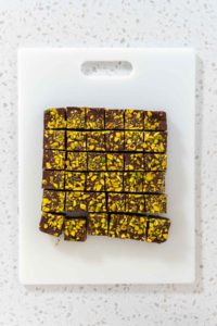 Chocolate pistachio fudge - Arina Photography