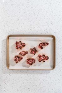 Christmas cookie-cutter peppermint fudge - Arina Photography