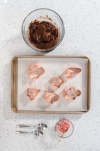 Christmas cookie-cutter peppermint fudge - Arina Photography