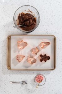 Christmas cookie-cutter peppermint fudge - Arina Photography