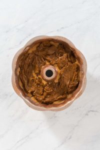 Gingerbread bundt cake with caramel filling - Arina Photography