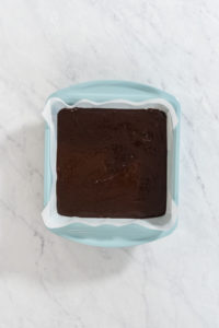Peppermint brownies from a box mix - Arina Photography