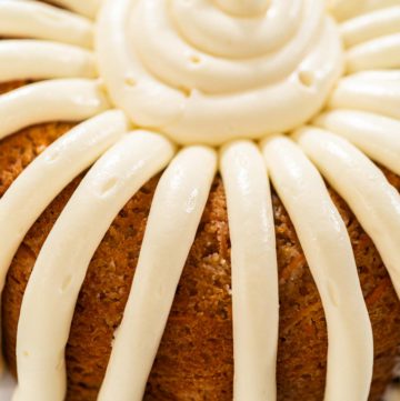 Creamy Indulgence: Carrot Bundt Cake with Cream Cheese Frosting - Arina Photography