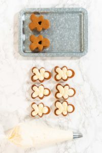 Creating Gingerbread Cookie Sandwiches with Buttercream Filling - Arina Photography