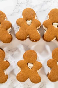 Handcrafted Gingerbread Cookie Sandwiches with Eggnog Buttercrea - Arina Photography