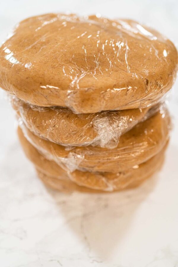 Amber Gingerbread Cookie Dough for Festive Baking - Arina Photography